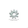 10 Pieces Transmission Gear Electric Train Accessories Single Layer for 1/87