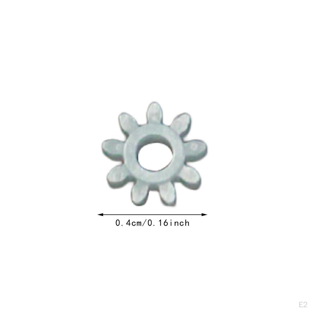 10 Pieces Transmission Gear Electric Train Accessories Single Layer for 1/87