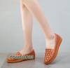 Fashion Flat Shoes Women Hollow Out Slip On Casual Nurse Shoes Summer Loafers Female Sandals Shallow Beach Breathable Classic Round Head