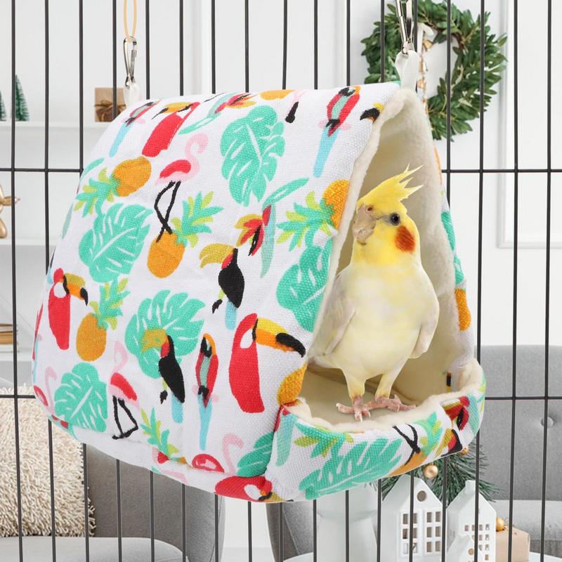 Hammock Nest For Bird Cage Warm Nesting Hammock House For Winter Birds Indoor Outdoor Decoration Pet Habitat For Small To Medium