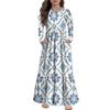 Girls' Maxi Dress Casual Holiday Dresses - Long Sleeve Dress With Pockets For 4-14Y