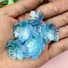 60Pcs Bracelet Necklace Acrylic Beads 22.8mm DIY Handmade For Jewelry Making Loose Spacer Beads Sun Flower Shape