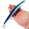 1Pcs 18cm 26g Big Long Fish Minnow Sea Fishing Lure Bait 3D Eyes Strong Hooks Lures For Sea Fishing