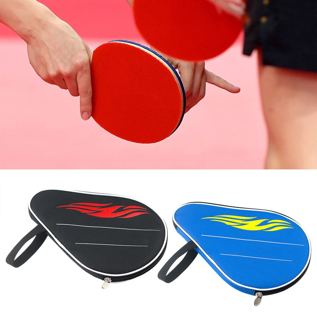 Table Tennis Racket Case Organizer With Small Compartment for Paddle Case Cover Carry Bag Racket Bat Storage