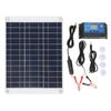 50W Solar Panel High Efficiency Monocrystalline Portable Solar Panel with 10A Waterproof Controller