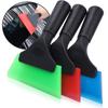 Car Film Application Tools Window Glass Cleaning Soft Rubber Scraper Plastic Handle Glass Scraping Water Household Cleaning Tool