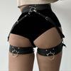 Women Sexy Leg Harness Pu Leather Lingerie Bdsm Bondage Wear Thigh Garter Belt Straps Gothic Fetish Clothing Exotic Accessorie