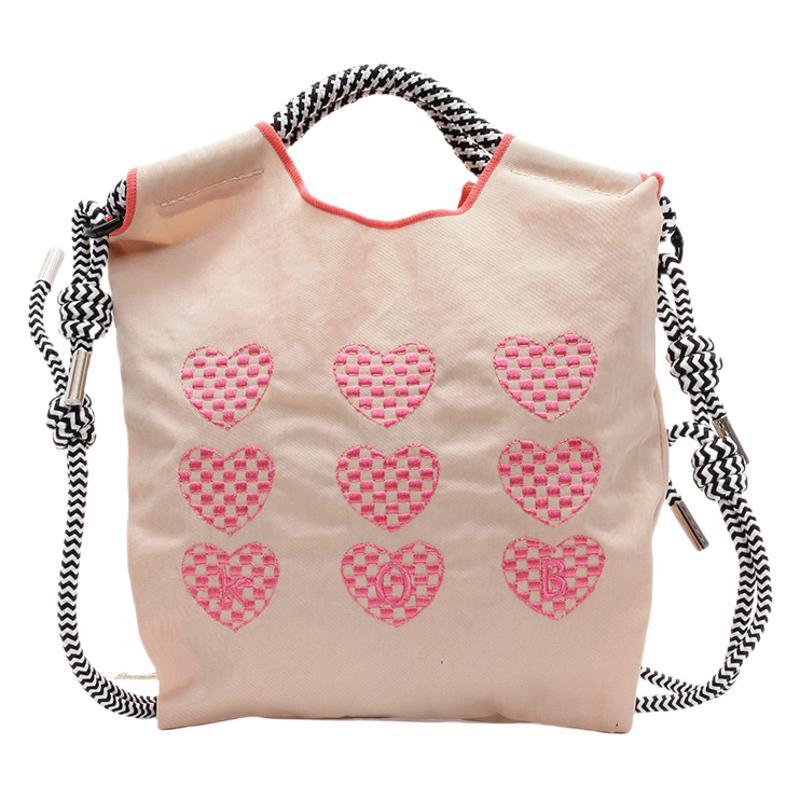 2025 New Fashion Embroidery Bag Shopping Bag Real Nylon Fashion Portable Shoulder Messenger Bag Women