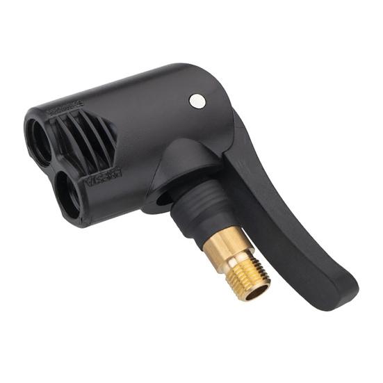 Inflator Pump Head Leakproof Direct Replacement 2 In 1 Presta Schrader Compatible Car Tyre Inflator Connector for Bicycle