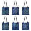 Twelve Constellations Women Shoulder Bag Printed Kawaii Reusable Eco Shopping Tote Bag Letter Harajuku Canvas Handbag
