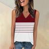 Tank Top Women Casual Printed Soft Summer V Neck Sleeveless Tops