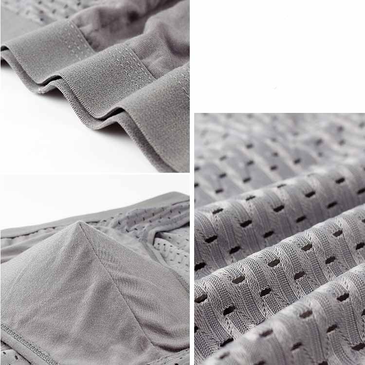 Men's Ice Silk Underwear Sexy Mesh Panties Antibacterial Moisture Absorbent Soft Men's Breathable Men's Triangle Shorts