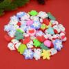 10/30/50Pcs Christmas Squishy Stress Relief Toys Kids Party Favors Birthday Rewards Gifts Goodie Bag Filler Santa Claus New Year 2025