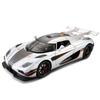 1/24 Koenigsegg ONE 1 Alloy Sports Car Model Diecast Metal Super Car Vehicle Model Simulation Sound and Light Childrens Toy Gift