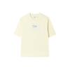 Fila X Magic Stick Collaboration Fashion Loose Round Neck Short Sleeve T-Shirt Unisex Tops Cheese-White F11U329101F-IV