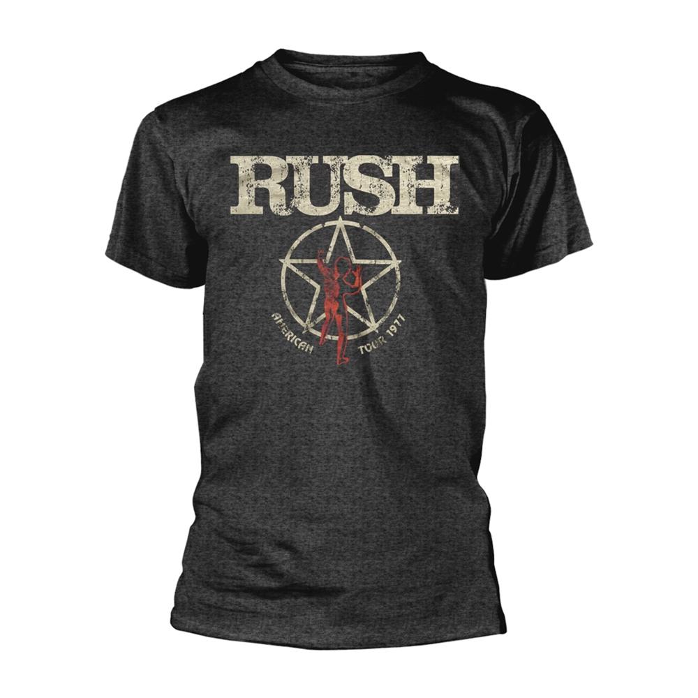 Rush Unisex Adult American Tour 1977 T-Shirt