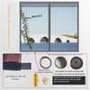 Folio Magnetic Window Screen Mesh Indoor Anti-Mosquito Curtain Tulle Summer Invisible Removable Washable Screen Net