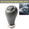 For Honda CRV CR-V MK3 2006-2012 Manual 6 Speed ABS Gear Shift Knob Lever Stick Pen Handball Car Styling Accessories