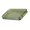 Double Layer Water Drainage Tea Tray with 2 Handle Decorative Fashionable Water Drainage Tea