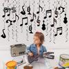Music Note Hanging Swirls Decorations Musical Foil Whirl Cutout Spiral Ceiling Decoration for Music Theme Party Wedding Baby Shower Birthday Supplies