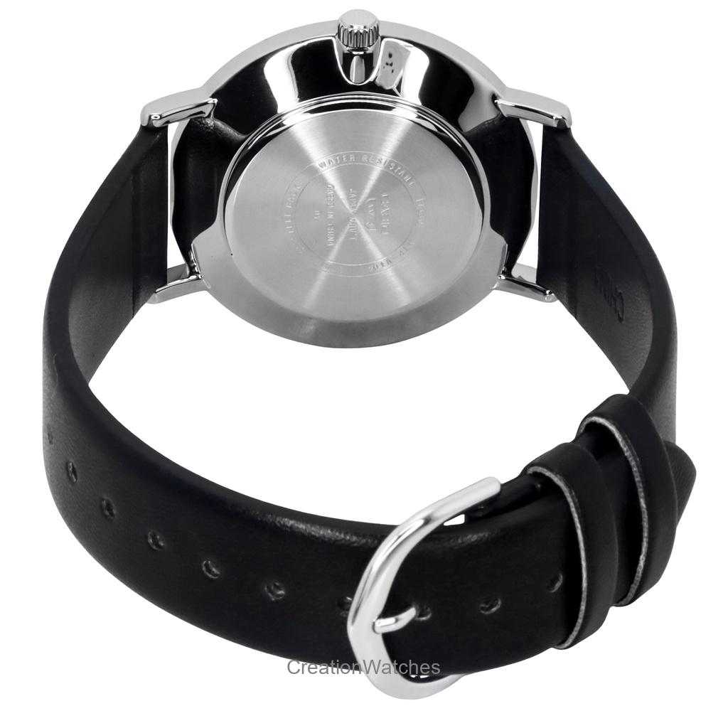 Casio Standard Analog Leather Strap White Dial Quartz MTP-VT04L-7E Men's Watch