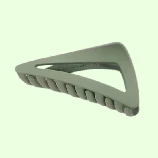 Triangle Shape Crossing Teeth Hair Claw Simple Matte Head Grab Shark Hair Clip Hair Accessories