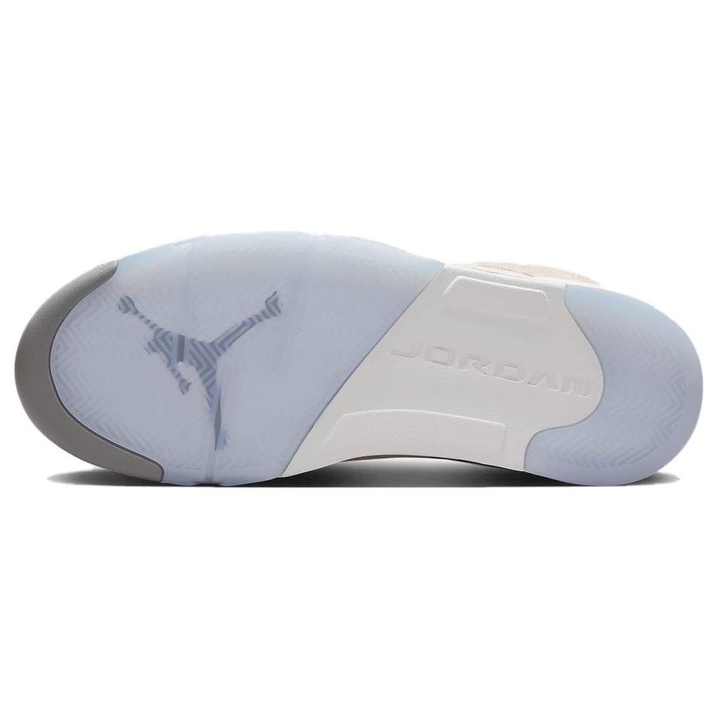 Air Jordan 5 Retro SE Craft Light Orewood Brown Men Sneakers Cream Safety-Orange Flat-Pewter FD9222-180