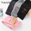 Girls Kids Pants Children's Leggings Cotton Plus Velvet Elastic Waist Warm Legging 2-8 Years Girls Trousers
