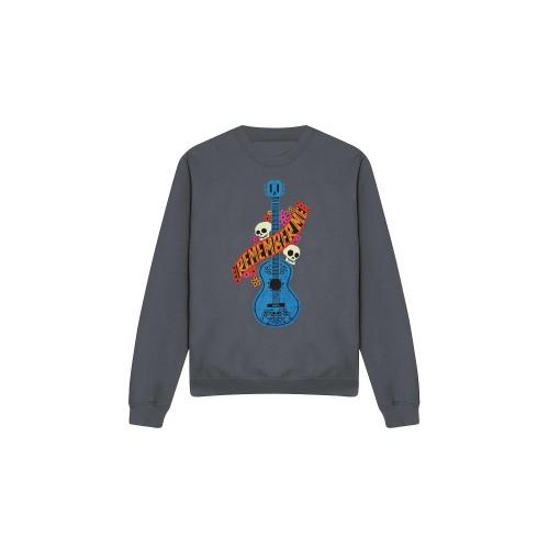 Coco Unisex Adult Remember Me Guitar With Skulls Sweatshirt