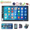 7018B 2 Din Multimedia Player 7inch Mirror Link Autoradio 2 DIN Car Stereo MP5 MP3 BT USB TF FM MP5 Player Receiver