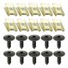 20PCS Screws & Clips Bolt-On Hook And Loop Fastener