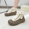 Women Fur Ankle Snow Boots Fashion Winter Sport Sneakers Flat Platform Casual Shoes Design Short Plush Warm Shoes