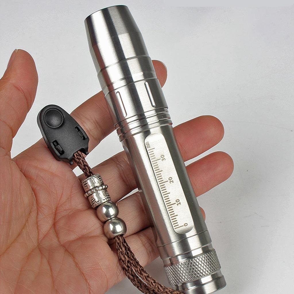 Jade Flashlight Torch Stainless Steel 3 Light Sources Super Bright Jade Appraisal Light Detector