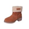 Winter New Boots Medium Tube Two Wear Warm Snow Boots Women Round Head