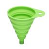 Convenient, Durable, Heat-Resistant Silicone Funnel, Folding Funnel for Pouring, Green