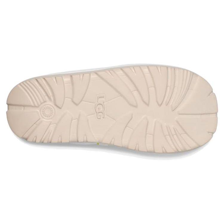 UGG Удобные повседневные тапочки с открытым носком женские тапочки белые 1143951-WHT