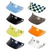 3 Snap-Button Helmet Visor Universal Windproof Flip Wind Shield Motorcycles Accessories For Open Face Motorcycles Helmet