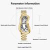 New Irregular Shaped Watch Melting Twisted Shape Fashionable Retro Niche Men's Watch Ins Style Quartz Watch