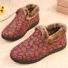 Cotton Shoes Women's New Winter Velvet Thickened Middle-aged Mother Shoes Warm Printing Old Beijing Cloth Shoes
