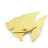 [I5443] - Golden 'Fish' Designer Brooch