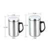 350/500ml Double Wall Anti Scalding Coffee Mug Insulated Portable Stainless Drink Cup Drinking Steel Polishing Beer Tea Juice