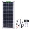 30W 18V Portable Solar Panel Kit 30 Watt 18 Volt Monocrystalline Solar Panel for Car RV Marine Boat