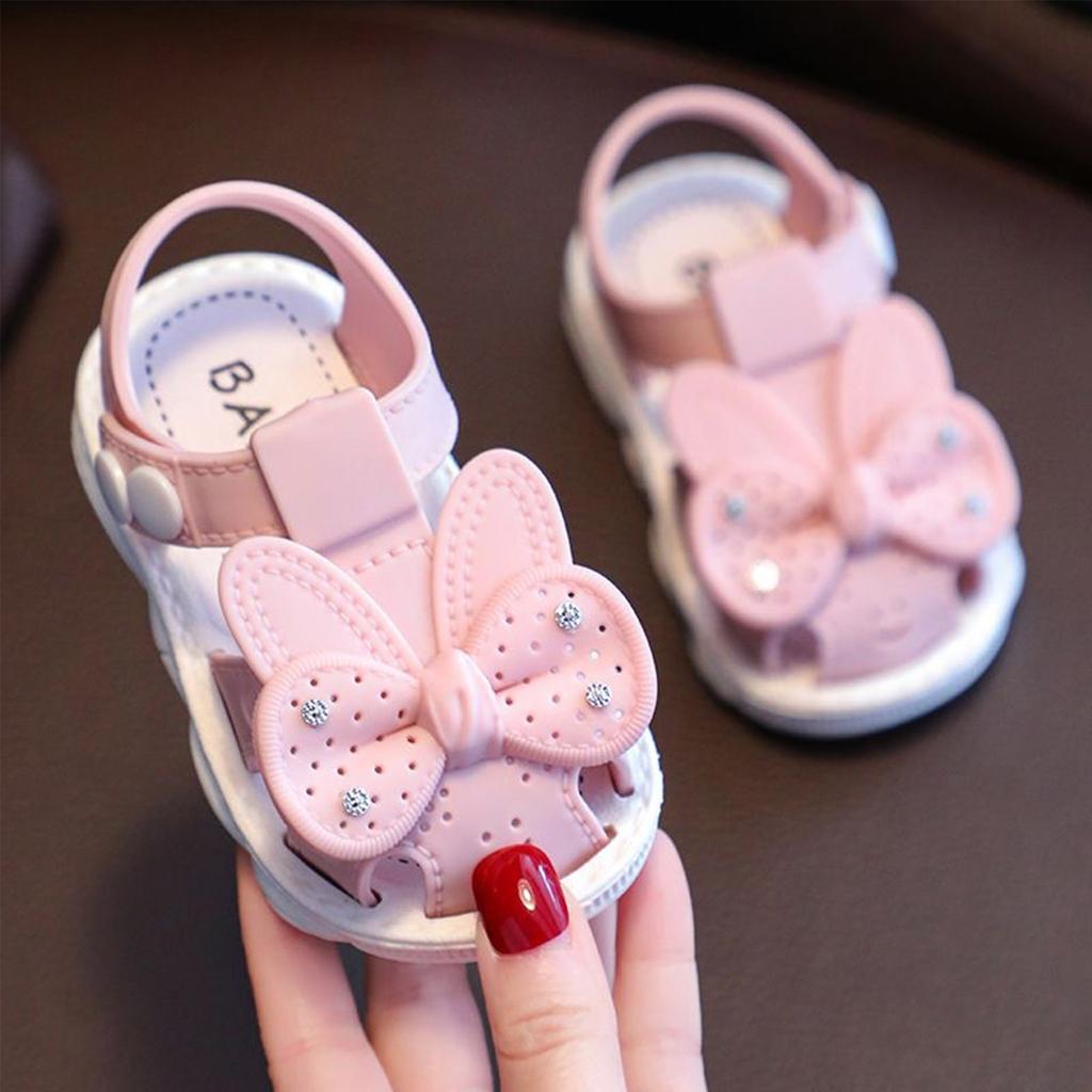Children's Slippers Summer Girls Cute Soft Sole  Children's Cool Slippers Children's Infants And Toddlers Hole Shoes Boys