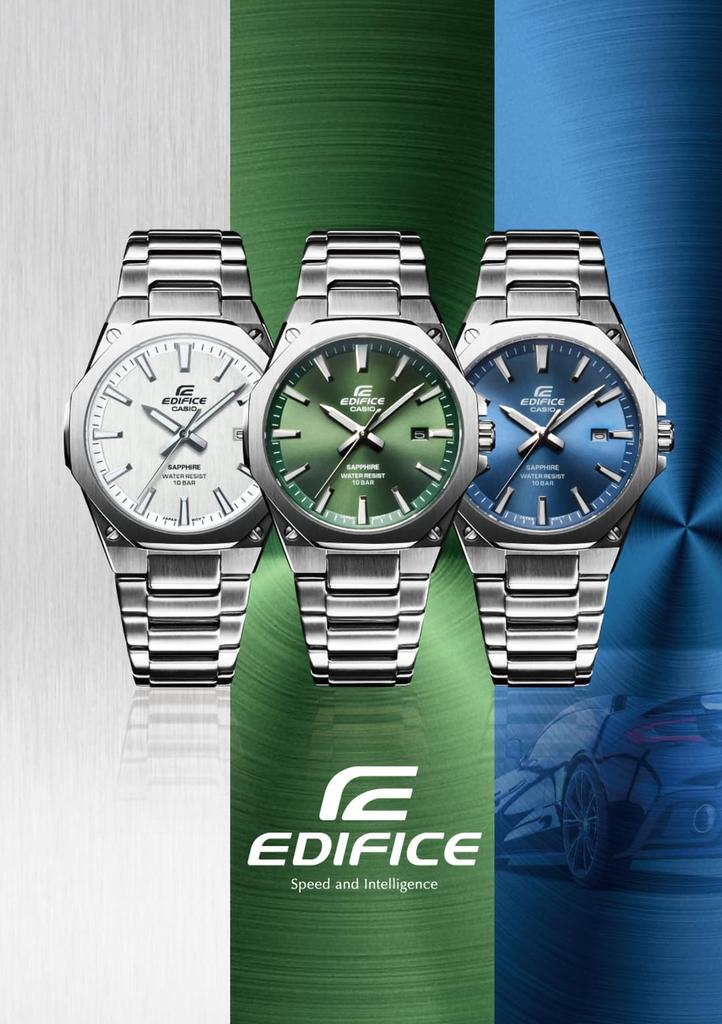 Casio Edifice EFR-S108DJ-2BJF Sapphire Silver