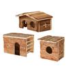 Small Animals Hideouts Cabin Shelter House Scratchproof Hamster Cage Playhouse Squirrels Cage Accessory Furniture