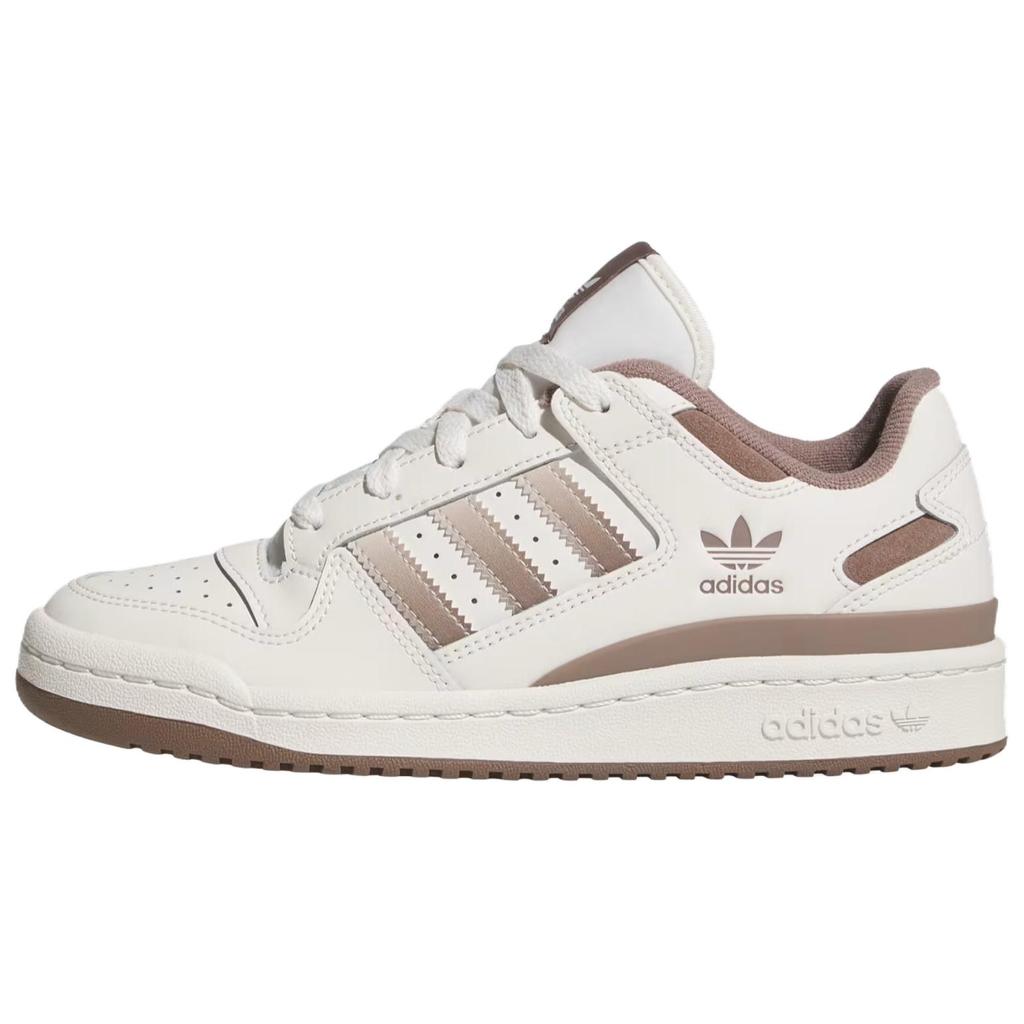Adidas Forum Low CL Wonder White Trace Brown Women Sneakers Cream Cloud-White JI3257