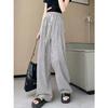 Vertical Striped Pants New Style Loose and Slim Casual Lazy Bubble Striped Wide-leg Pants