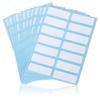 168PCS 13 X 38mm White Price Sticker Self Adhesive Labels Blank Name Number Tags