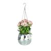 Home Hanging Mirror Ball Planter Decorative Plant Pots Hanging Flower Pot for Indoor Outdoor Home Garden Decor WWO66