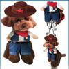 Halloween Pet Dog Costume, Funny Transformation Costume, Standing Costume, Western Cowboy Hat Dog Costume